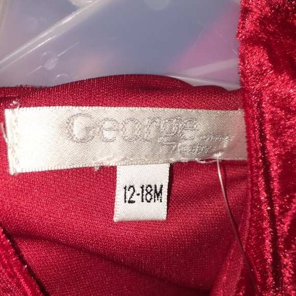 Infant Baby Girls George Holiday Christmas Formal Party Dress Size 12-18… - Picture 8 of 14